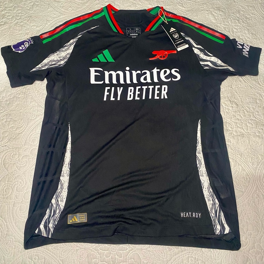 Arsenal FC Away Jersey – Adidas HEAT.RDY – Size L (Brand New with Tags) - Picture 1 of 7